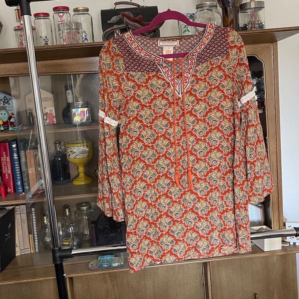 Flying Tomato Boho Print Dress/Tunic